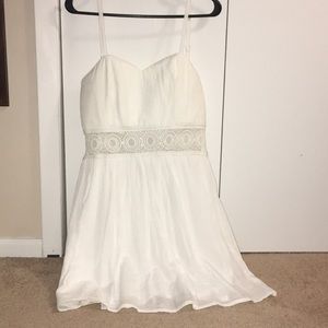 iz beyer white dress. Size 11.